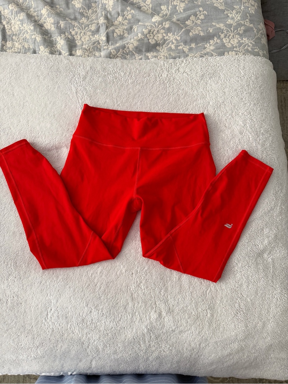 Fabletics Red High-Rise Performance Leggings - Picture 2 of 4